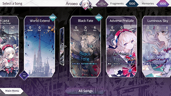 arcaea v5.10.1图