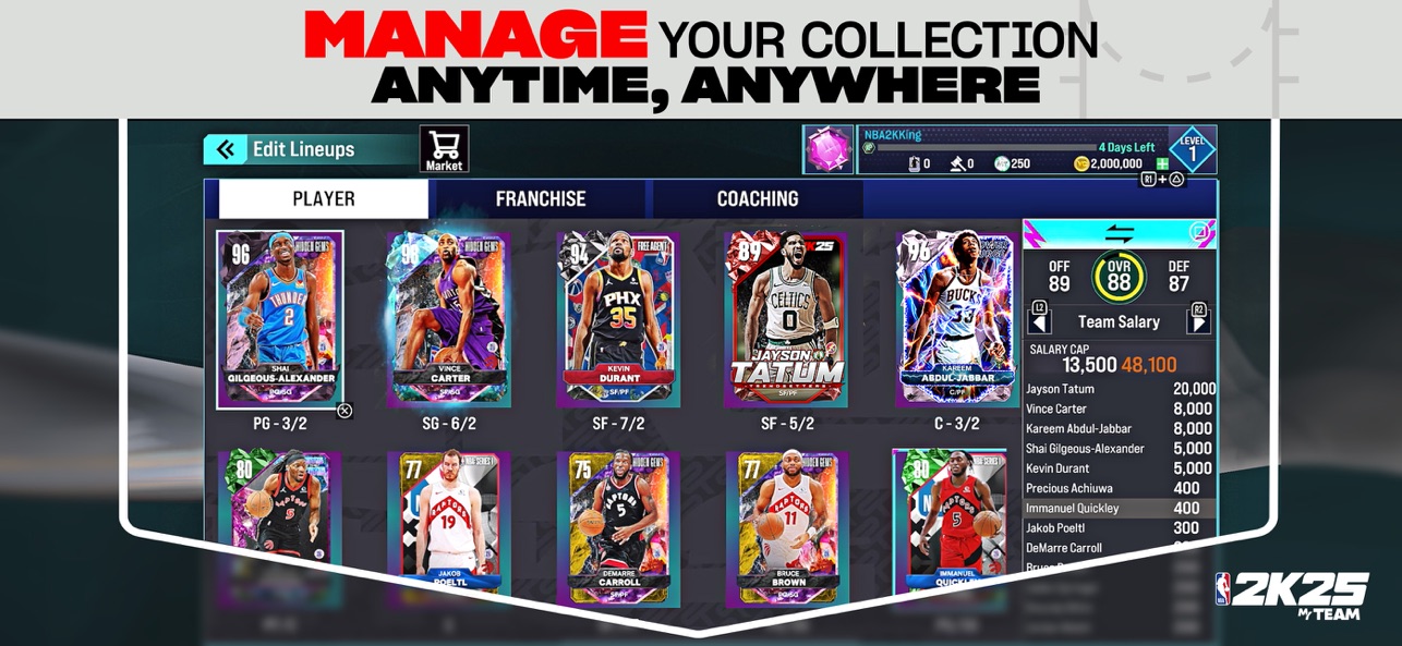NBA2K25梦幻球队 300.15.246297225图