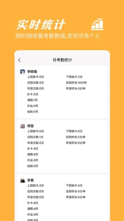 橙子考勤官网版 v2024080101图
