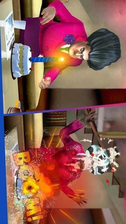 恐怖奶奶故事图