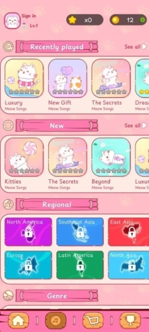 猫瓷砖：钢琴喵喵 v16.7图