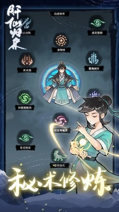 肝仙归来图