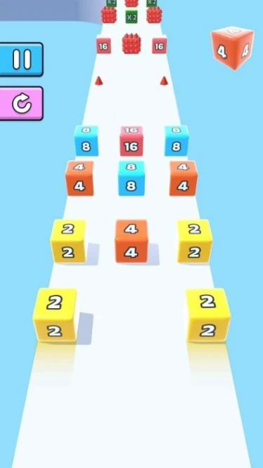 果冻快跑2048图