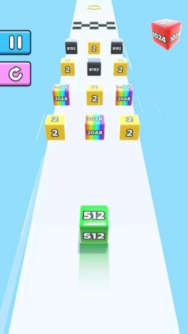 果冻快跑2048图