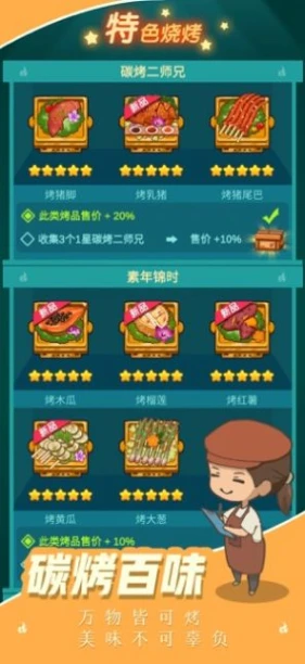 天天吃烧烤手机版图