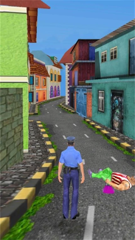 警察捉小偷图