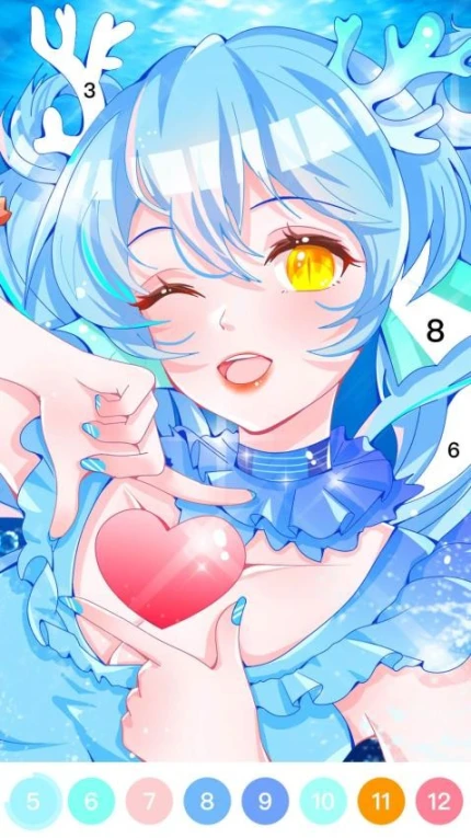 花花填色图