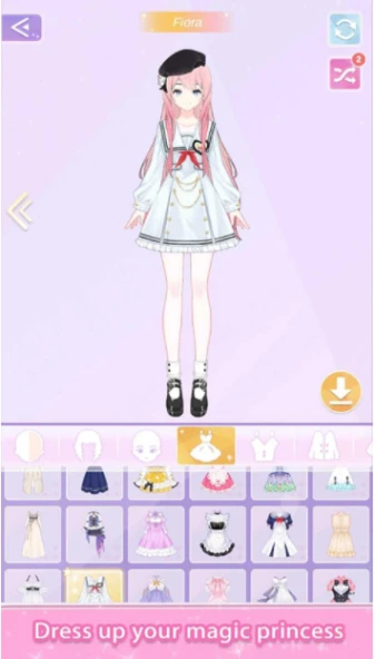 魔法公主的换装日记图