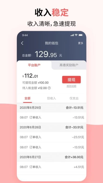 顶风出行司机专业版图