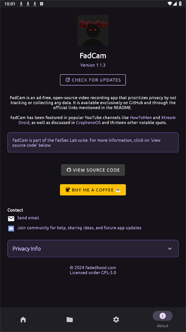 FadCam相机 v1.1.3图