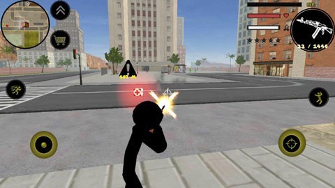 火柴人绳索英雄1旧版本 v4.2.8图
