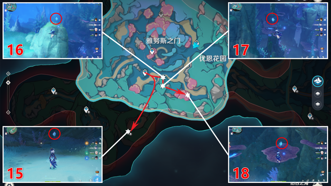 《原神》4.6旧日之海水神瞳位置汇总